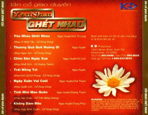 Kim Đức CD - Yêu Nhau Ghét Nhau